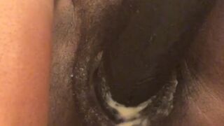 moniquebrownie beautiful slut plows pussy with phallus