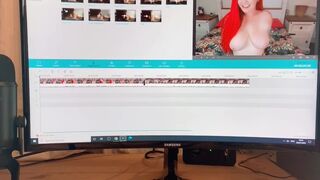 mamaplugs jerking off and cums