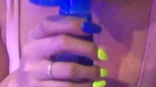 jewelsval whore chick caresses shaved cunt