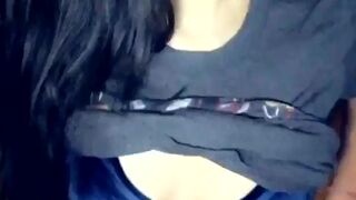 empressmonaa naughty nipple performs a light striptease