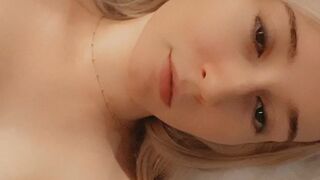 kirabee busty beauty takes off her underwear