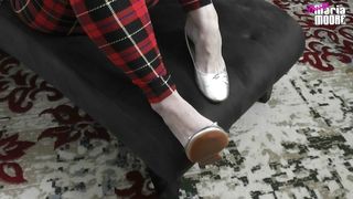 Maria Moore manyvids busty blonde hot jerks off her cunt