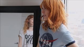 manyvids Arabella_Fae busty  girl  fingering her pussy with a vibrator