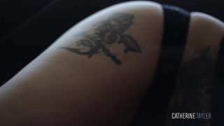 manyvids Catherine Tayler cute with pigtails jumps on sex toy