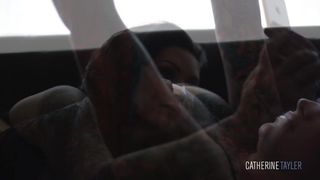 manyvids Catherine Tayler cute with pigtails jumps on sex toy