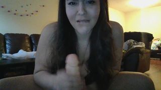 manyvids Ana Dhara cute female sucking dick