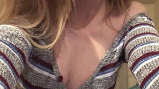 manyvids xbabygirlxxo busty blonde passionately masturbating cunt