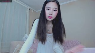 misa_nyo cute little doll caresses big boobs