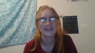 ginger_babygirl3 black-haired beauty inimitably caresses herself