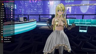 athena_airis homemade bitch performs a striptease