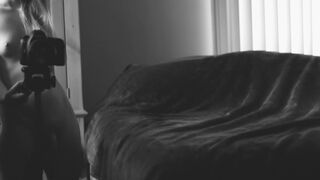 Visceratio bitch in uniform touches nipples