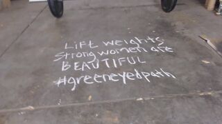 Erin Marie O'Keefe aka Goddess Green Eyed red-haired bitch jerks off pussy with sex toy