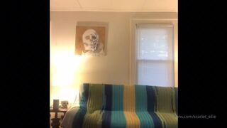 scarlet_elli Hot Asian girl passionately jerks off her hairy pussy