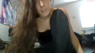 intoyourwild babe caresses shaved pussy