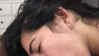 gottijul cute babe caresses shaved cunt