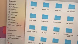 victoria may89 fiercely jerking off her fat pussy