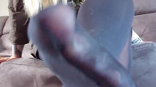 soleneed openwork passion undress and pussy pulls