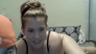 tanbitch38 busty slut fucks her cunt with a sex toy