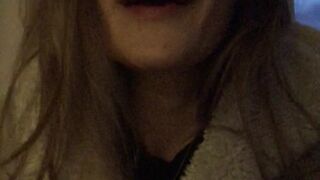 real_tiffany busty slut fucks pussy in the shower