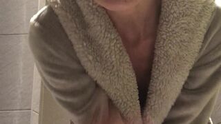 real_tiffany cute lady caresses shaved cunt