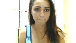 janetta_sweet hot babe fucks herself with glass dildo