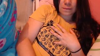 _mellie_ a charming little girl fucks herself with sex toys