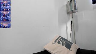 cute_rosy busty naughty babe caresses shaved pussy