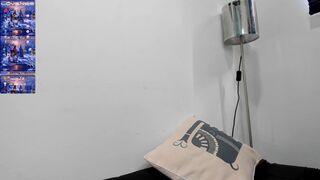 cute_rosy busty naughty babe caresses shaved pussy