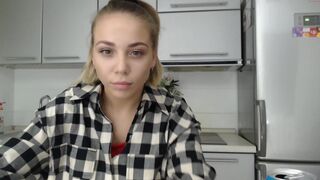 candymini big boobed bitch licks dildo