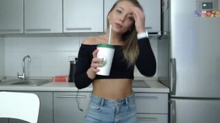 candymini cute babe exposes big tits