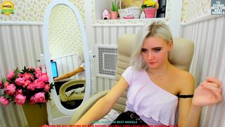 alexis_coy openwork blonde erotically moving in front of the camera