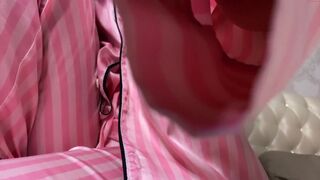 mathildetantott slim bitch jerks off with sex toys