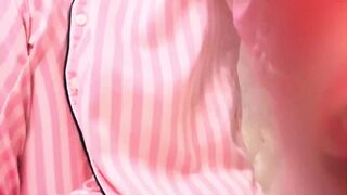 mathildetantott slim bitch jerks off with sex toys