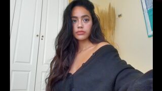 kepler shy young lady caresses intimate places