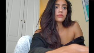 kepler shy young lady caresses intimate places