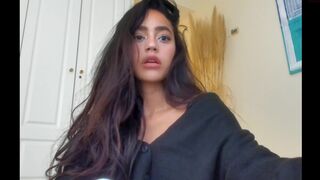 kepler shy young lady caresses intimate places