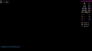 aliessia charming blonde near the pool