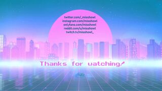 misshowl stunning babe banging her vagina deeply