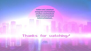 misshowl stunning babe banging her vagina deeply