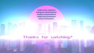 misshowl stunning babe banging her vagina deeply