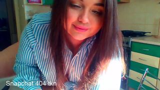 wearethebestinthissite cute lady caresses shaved cunt