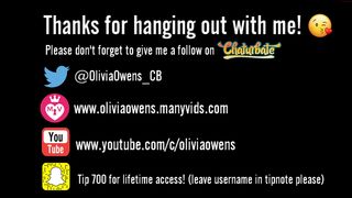 oliviaowens arranged a wet show in fries