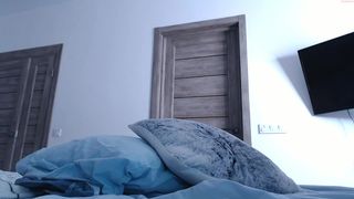 anibutler cute babe caresses shaved cunt