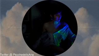 psychedelicariaa seductive babe dancing spectacular striptease