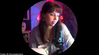 psychedelicariaa busty slut jerks off and cums