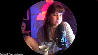 psychedelicariaa busty slut jerks off and cums