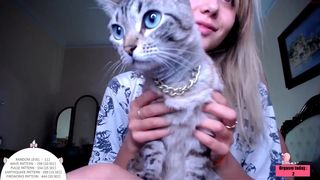 oooops___ lustful schoolgirl licks dildo