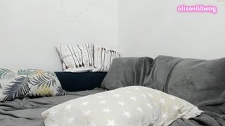 alisonlilbaby adorable bitch caresses big tits