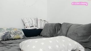 alisonlilbaby adorable bitch caresses big tits