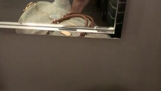 whitechinnaak busty slut caresses both slits